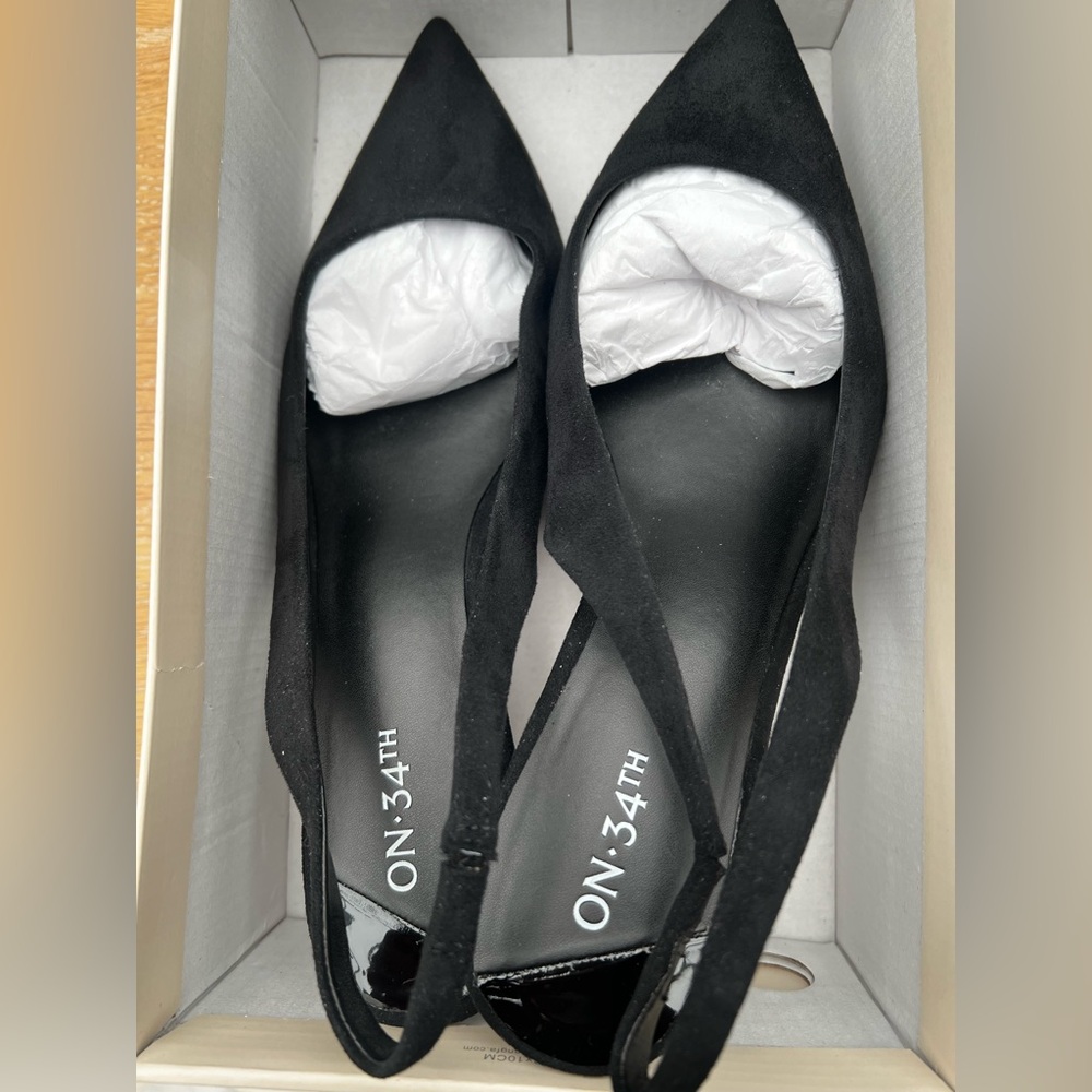 ON-34TH Black Women's Heels